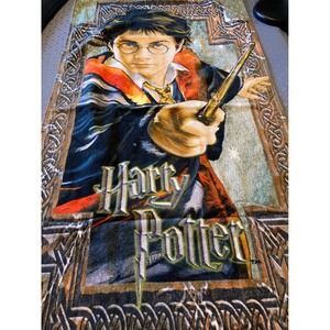 Harry Potter Vintage 2003 Beach Towel Franco Manufacturing Cotton Graphic 2000s